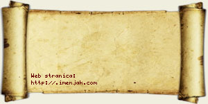 Tanja Bjelogrlić vizit kartica